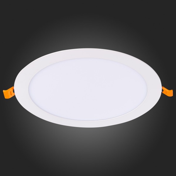 ST209.548.18 Св-к встр. Белый LED 1*18W 4000K 1 350Lm Ra80 110° IP20 D225xH8 90-265V Встраиваемые светильники