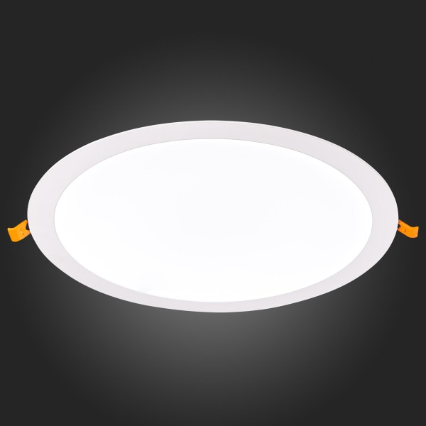 ST209.538.24 Св-к встр. Белый LED 1*24W 3000K 1 728Lm Ra80 110° IP20 D300xH8 90-265V Встраиваемые светильники