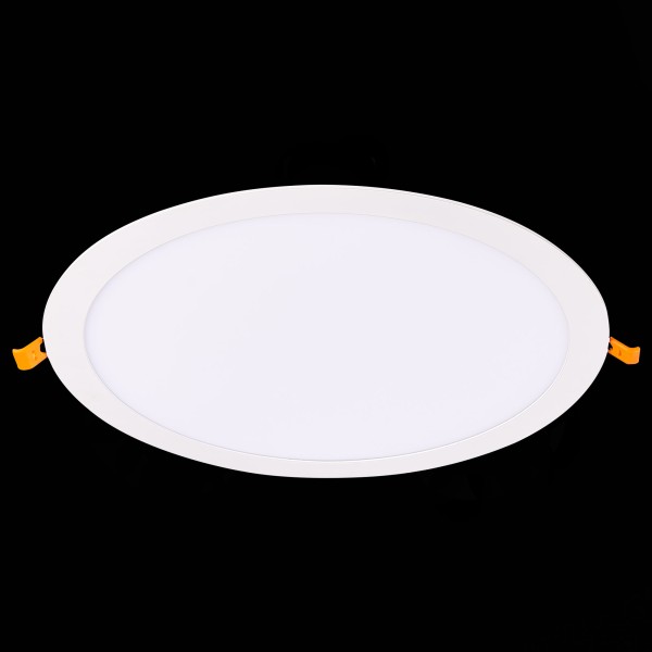 ST209.538.24 Св-к встр. Белый LED 1*24W 3000K 1 728Lm Ra80 110° IP20 D300xH8 90-265V Встраиваемые светильники