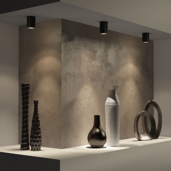 Потолочный светодиодный светильник Cors 25032/LED 10W 4200K чёрный