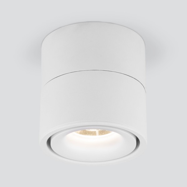 Накладной поворотный светодиодный светильник 15W 3000K белый матовый DLR031