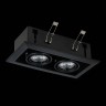 ST250.448.02 Св-к встр. Черный GU10 2*50W L245xW126xH70 220V Без ламп Встраиваемые светильники