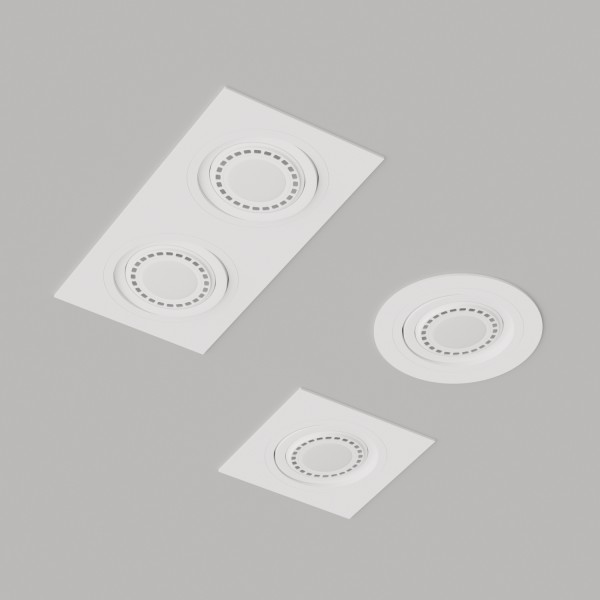 Встраиваемый поворотный светильник под сменную лампу Ledron AO391