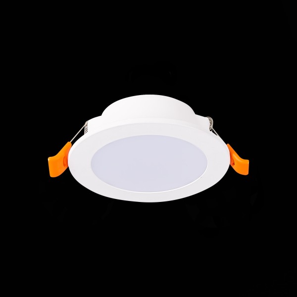 ST210.538.06 Св-к встр. Белый LED 1*6W 3000K 480Lm Ra80 110° IP20 D90xH30 220-240V Встраиваемые светильники