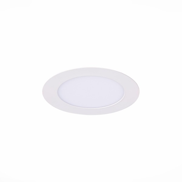 ST210.538.06 Св-к встр. Белый LED 1*6W 3000K 480Lm Ra80 110° IP20 D90xH30 220-240V Встраиваемые светильники