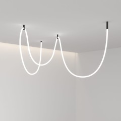 Гибкий неон 336 Led 12 Вт IP20 4200K Full light круглый дневной белый, 8 м 24V 12W 336Led 2835 IP20