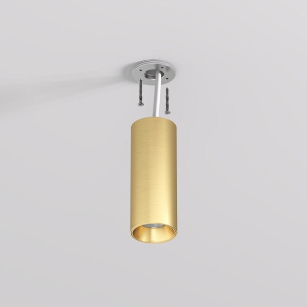 DK2615-SB Накладной светильник SHINE TUBE со светодиодом, D45*H115, IP20, 3000К, 7W, RA?90, сатинированная латунь, алюминий