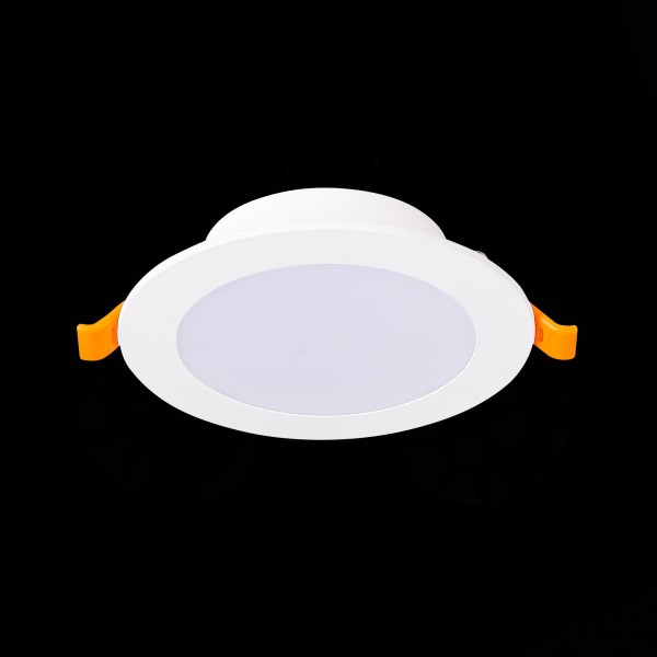 ST210.538.08 Св-к встр. Белый LED 1*8W 3000K 640Lm Ra80 110° IP20 D120xH30 220-240V Встраиваемые светильники