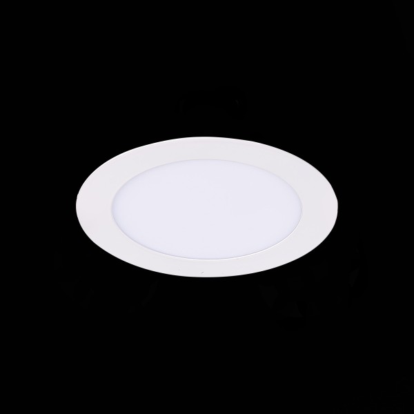 ST210.538.08 Св-к встр. Белый LED 1*8W 3000K 640Lm Ra80 110° IP20 D120xH30 220-240V Встраиваемые светильники