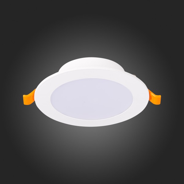 ST210.548.08 Св-к встр. Белый LED 1*8W 4000K 640Lm Ra80 110° IP20 D120xH30 220-240V Встраиваемые светильники