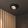 Встраиваемый светодиодный светильник с поворотно-выдвижным механизмом 9919 LED 10W 4200K черный