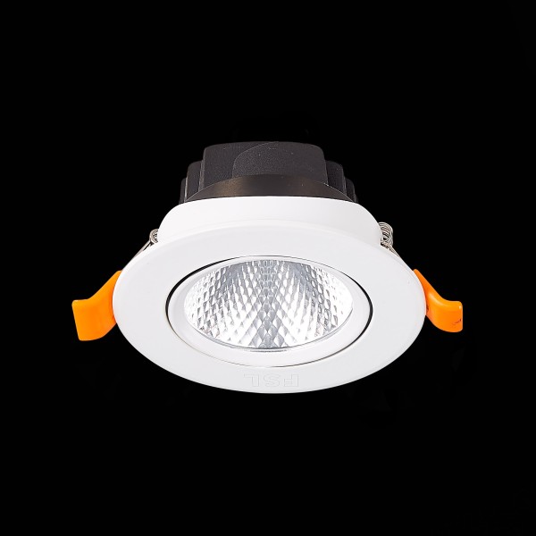 ST211.548.06.24 Св-к встр. Белый LED 1*6W 4000K 480Lm Ra80 24° IP20 D86xH50 220-240V Встраиваемые светильники