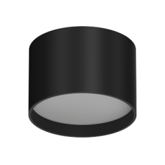 Накладной светодиодный светильник DRUM Black NO DIM