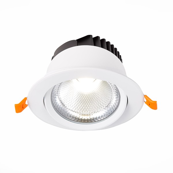 ST211.548.15.24 Св-к встр. Белый LED 1*15W 4000K 1 125Lm Ra80 24° IP20 D109xH65 220-240V Встраиваемые светильники