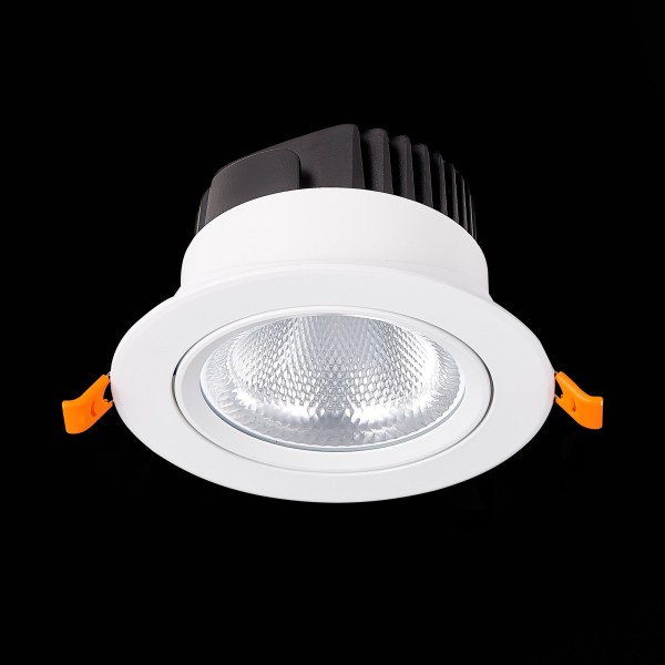 ST211.548.15.24 Св-к встр. Белый LED 1*15W 4000K 1 125Lm Ra80 24° IP20 D109xH65 220-240V Встраиваемые светильники