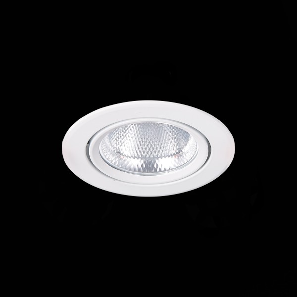 ST211.548.15.24 Св-к встр. Белый LED 1*15W 4000K 1 125Lm Ra80 24° IP20 D109xH65 220-240V Встраиваемые светильники