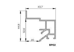 BP02 LumFer парящий профиль мини