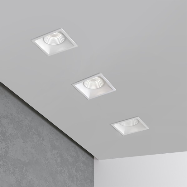 Светильник встраиваемый Punto белый 25017/01