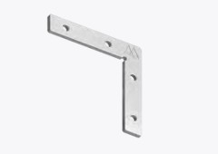 Комплект угловых плоских соединителей 4шт Conn