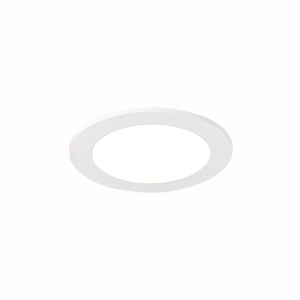ST212.508.05 Св-к встр. Белый LED 1*5W 3000K/4000K/6000K 375Lm Ra80 110° IP20 D92xH30 220-240V Встраиваемые светильники