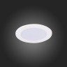 ST212.508.05 Св-к встр. Белый LED 1*5W 3000K/4000K/6000K 375Lm Ra80 110° IP20 D92xH30 220-240V Встраиваемые светильники