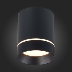 ST115.432.12 Светильник потолочный Черный LED 1*12W 3000K 840Lm Ra>90 120° IP20 D79xH100 170-240V Накладные светильники