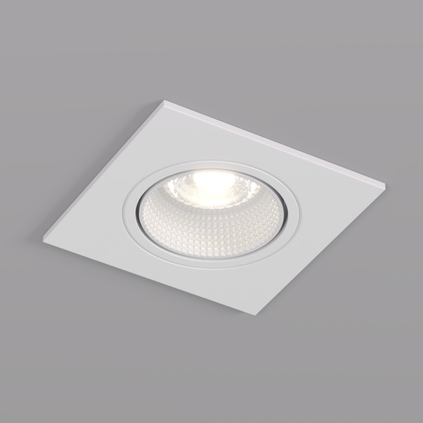 DK3071-WH Встраиваемый светильник, IP 20, 10 Вт, GU5.3, LED, белый/белый, пластик