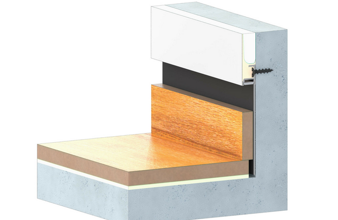 Теневой плинтус Gips Plintus 01