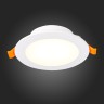 ST212.508.10 Св-к встр. Белый LED 1*10W 3000K/4000K/6000K 850Lm Ra80 110° IP20 D120xH30 220-240V Встраиваемые светильники