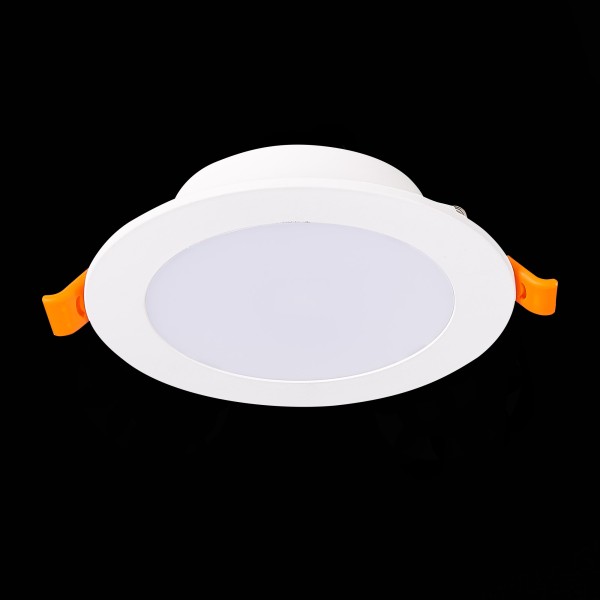 ST212.508.10 Св-к встр. Белый LED 1*10W 3000K/4000K/6000K 850Lm Ra80 110° IP20 D120xH30 220-240V Встраиваемые светильники