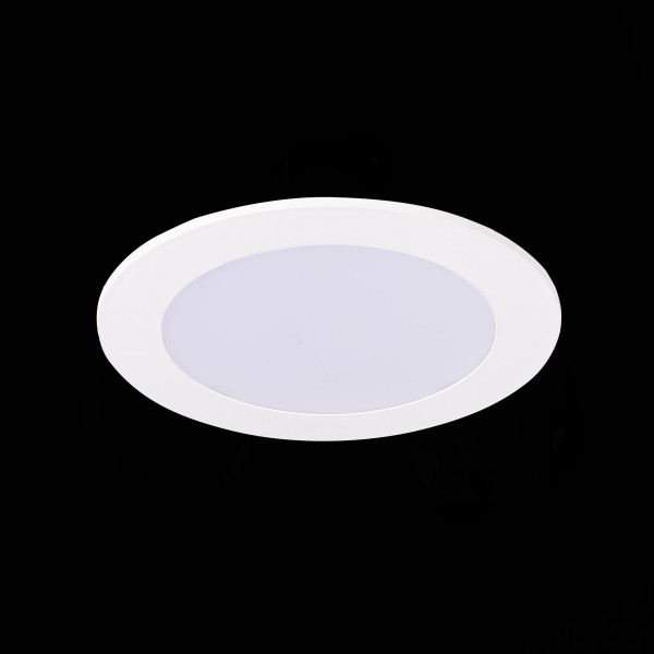 ST212.508.10 Св-к встр. Белый LED 1*10W 3000K/4000K/6000K 850Lm Ra80 110° IP20 D120xH30 220-240V Встраиваемые светильники