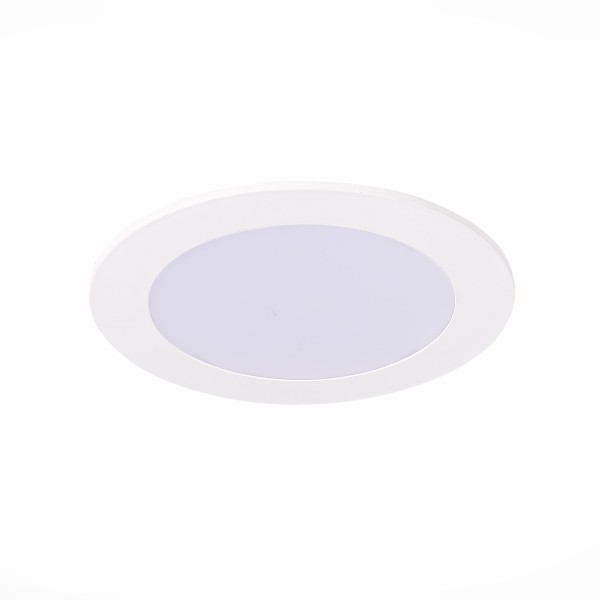 ST212.508.10 Св-к встр. Белый LED 1*10W 3000K/4000K/6000K 850Lm Ra80 110° IP20 D120xH30 220-240V Встраиваемые светильники