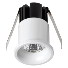 357698 SPOT NT18 490 белый Встраиваемый светильник IP20 LED 3000K 3W 160-265V DOT