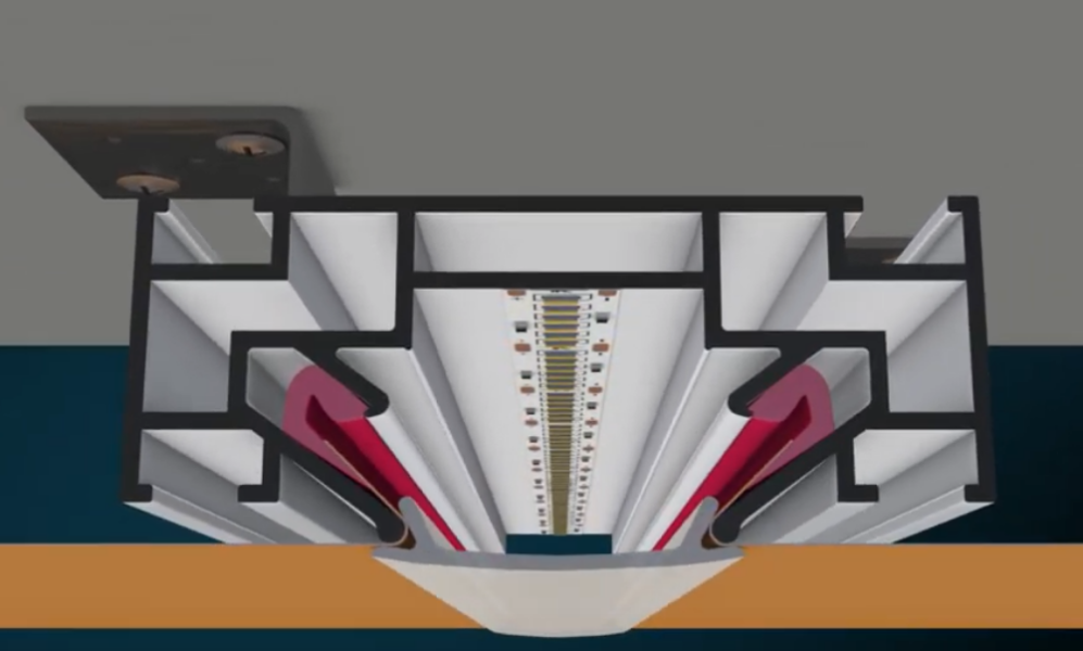 Профиль LumFer PL01 парящая линия