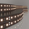 Светодиодная лента 120 Led 9,6 Вт IP20, 3300K тёплый белый, 5 м 2835 24V 120Led 9,6W IP20 Black