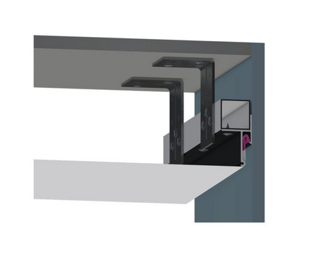 Теневой профиль EuroLumFer UN универсальный АТ-8056