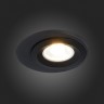 ST216.408.01 Св-к встр. Черный GU10 1*7W IP20 D100xH23 220V Без ламп Встраиваемые светильники