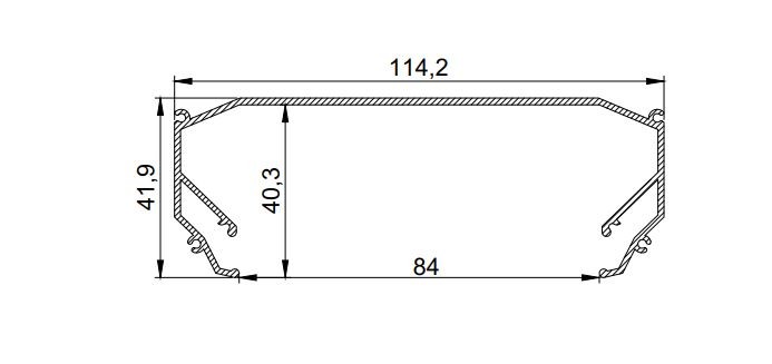 DK LumFer двойной карниз | ниша шкаф-купе