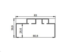 VDK LumFer вкладыш к двойному карнизу
