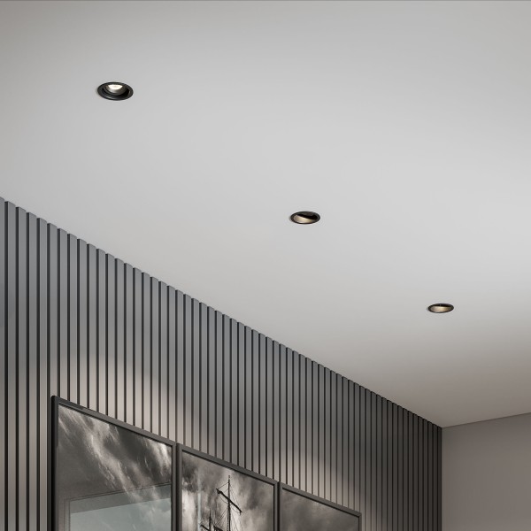 Светильник встраиваемый Tune черный 25014/01