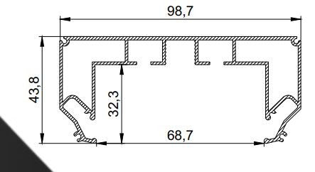 UK LumFer универсальный карниз