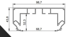 UK LumFer универсальный карниз