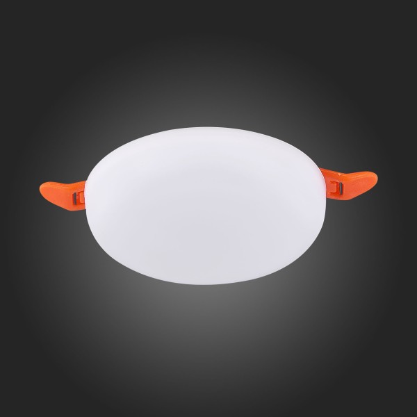 ST700.538.08 Св-к встр. Белый LED 1*8W 3000K 690Lm Ra80 180° IP44 D90xH20 85-265V Встраиваемые светильники