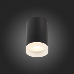 ST100.402.01 Светильник потолочный Черный GU10 1*50W IP20 D64xH99 220V Без ламп Накладные светильники