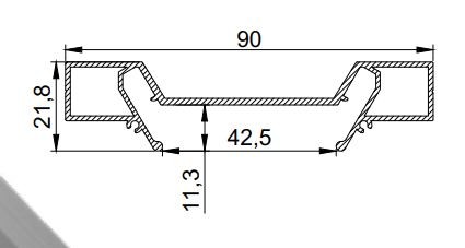 MK01 LumFer карниз однорядный мини