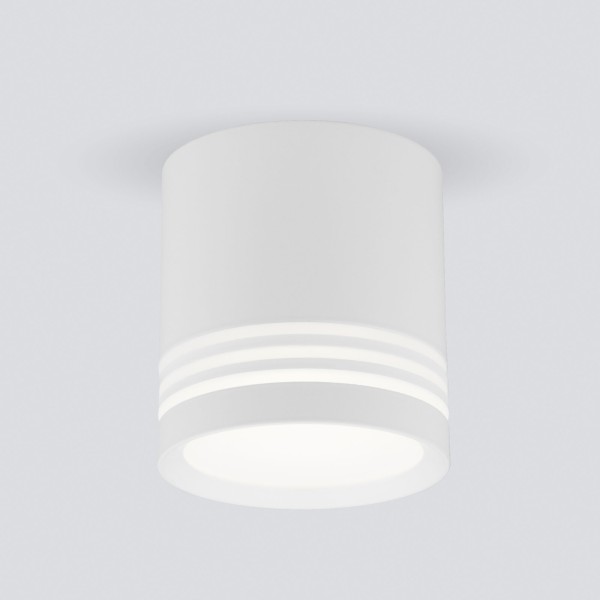 Накладной потолочный светодиодный светильник DLR032 6W 4200K 3200 белый