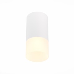 ST100.512.01 Светильник потолочный Белый GU10 1*50W IP20 D64xH131 220V Без ламп Накладные светильники