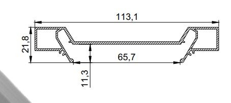 MK02 LumFer карниз двухрядный мини 