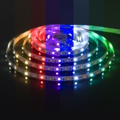 Светодиодная лента 24 В 14,4 Вт/м 60 Led/м 5050+5050 IP20, MIX RGB/холодный белый, 5 м Лента светодиодная 24V 14,4W 60Led 5050+5050 IP20 MIX RGB/холодный белый, 5м
