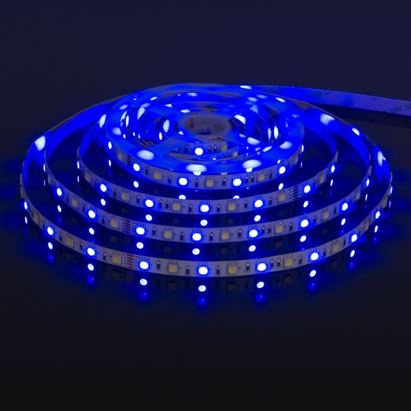 Светодиодная лента 24 В 14,4 Вт/м 60 Led/м 5050+5050 IP20, MIX RGB/холодный белый, 5 м Лента светодиодная 24V 14,4W 60Led 5050+5050 IP20 MIX RGB/холодный белый, 5м